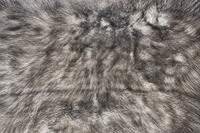 Tip-Dyed Raccoon Faux Fur Fabric - pile surface