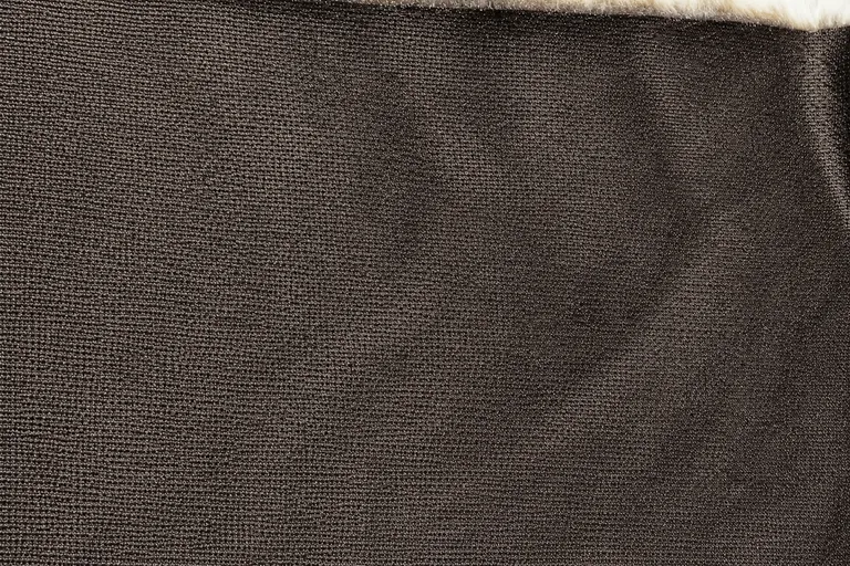Tip-Dyed Raccoon Faux Fur Fabric - knitted backing