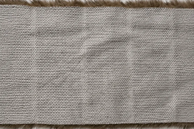 2-Tone Tipped Paper-Like Mink Faux Fur Fabric - knitted backing