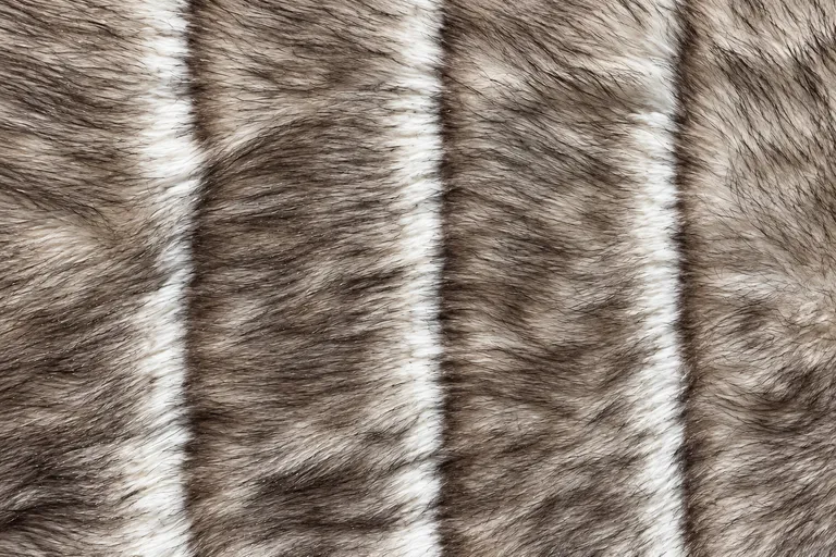 2-Tone Tip-Dyed Paper-Like Mink Faux Fur Fabric - pile surface