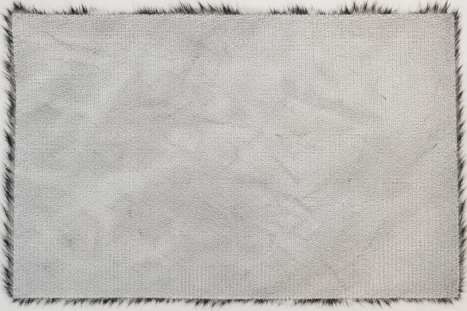 3-Tone Printed Tip-Dyed Fox (Patchwork) Faux Fur Fabric - knitted backing
