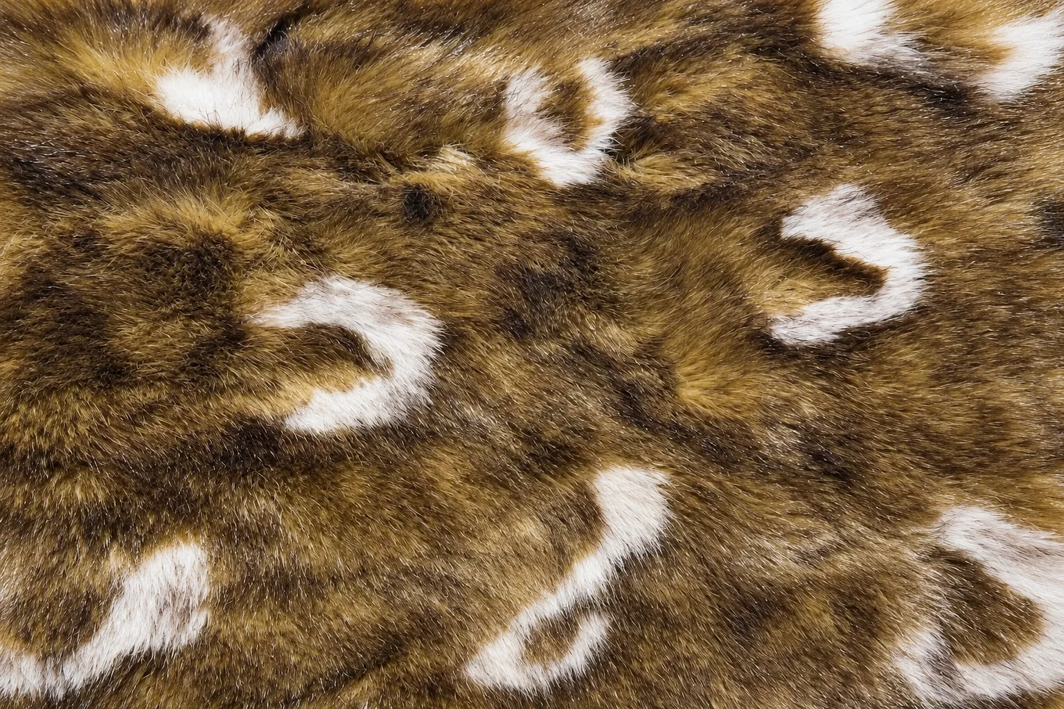 3-Tone Jacquard Tip-Dyed Mini Fox-Mink Faux Fur Fabric - pile surface