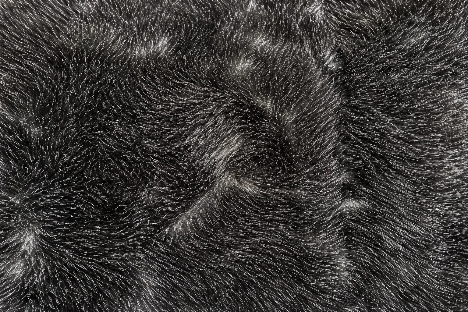 Metallic-Yarn/Lurex Jacquard Mini Fox-Mink Faux Fur Fabric - pile surface