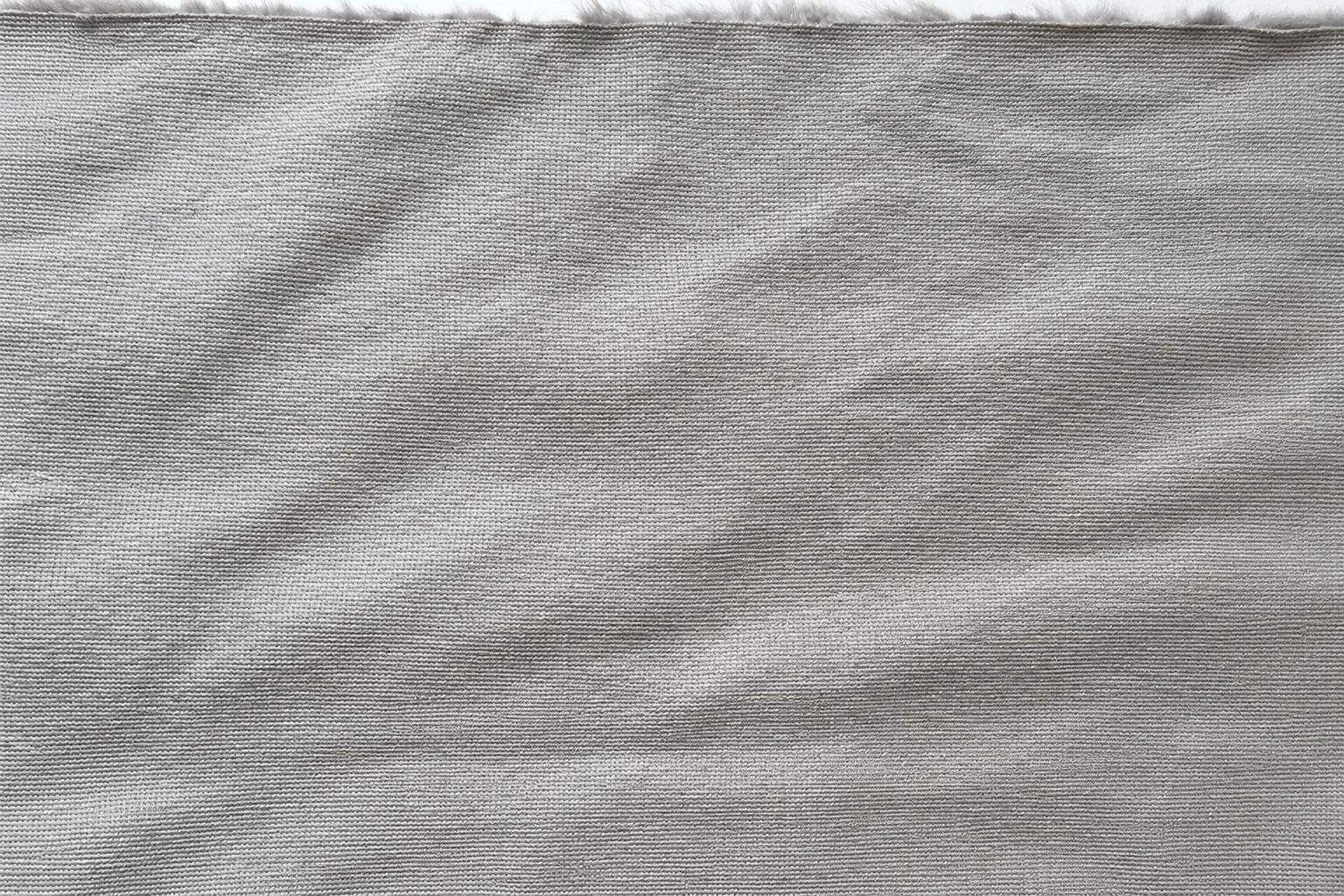 Cationic 2-Tone Embossed Fox-Mink Faux Fur Fabric - knitted backing