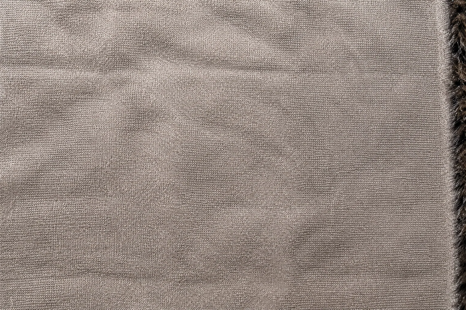 Embossed Vertical Stripe Chinchilla Faux Fur Fabric - knitted backing
