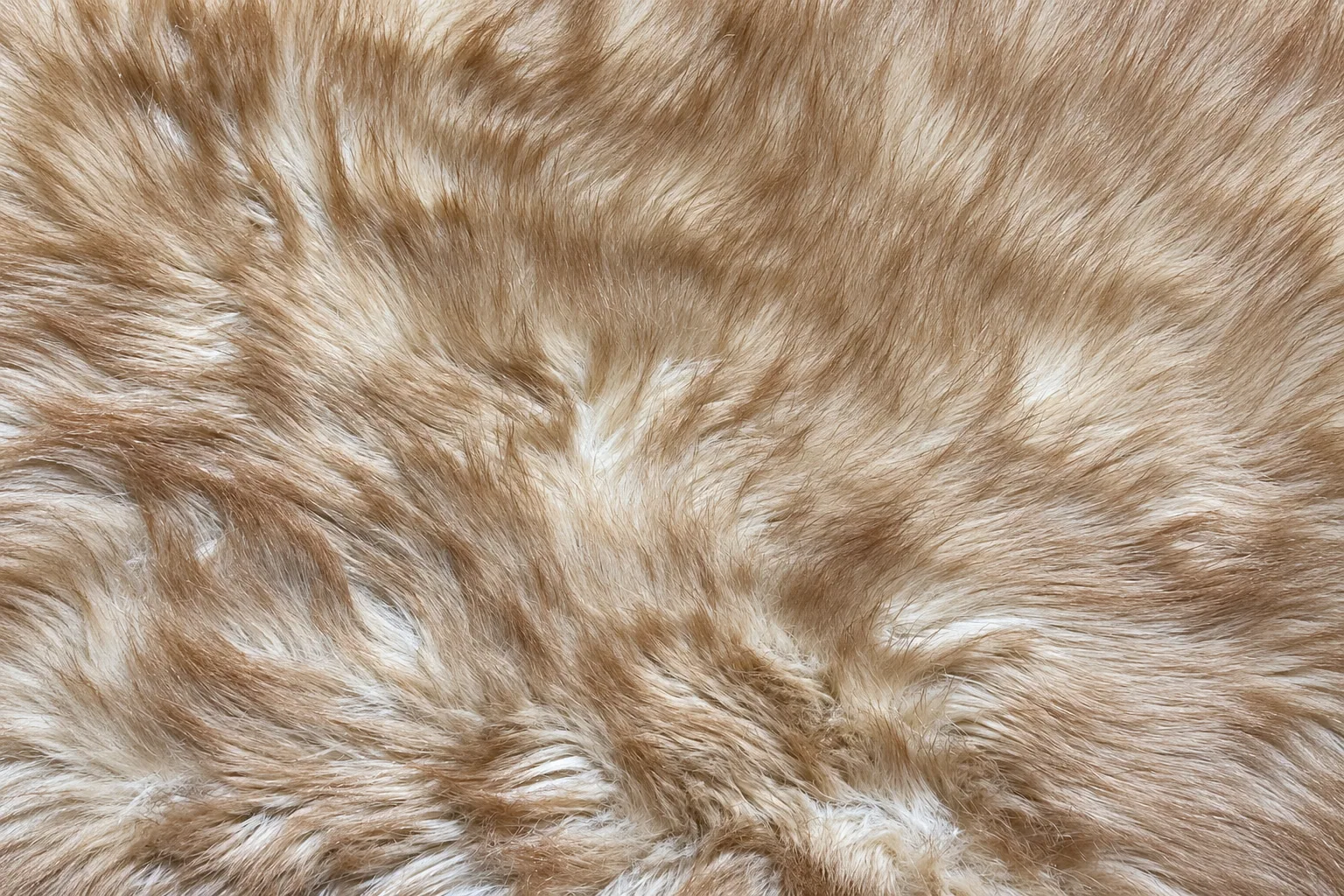Tip-Dyed Fox Faux Fur Fabric - pile surface