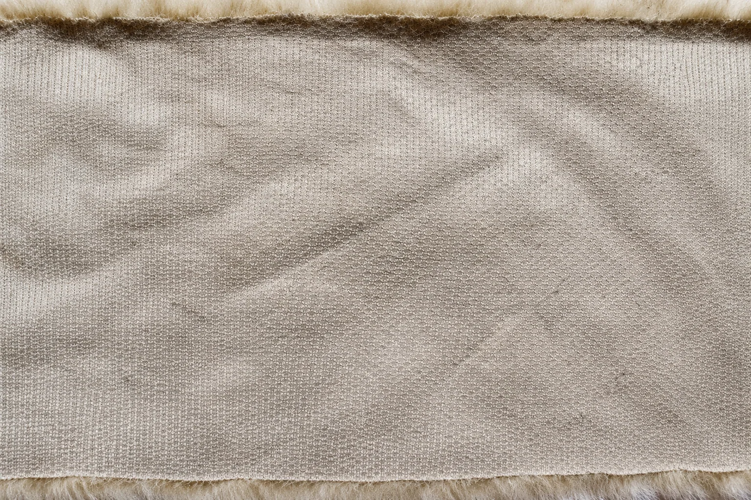 Tip-Dyed Fox Faux Fur Fabric - knitted backing