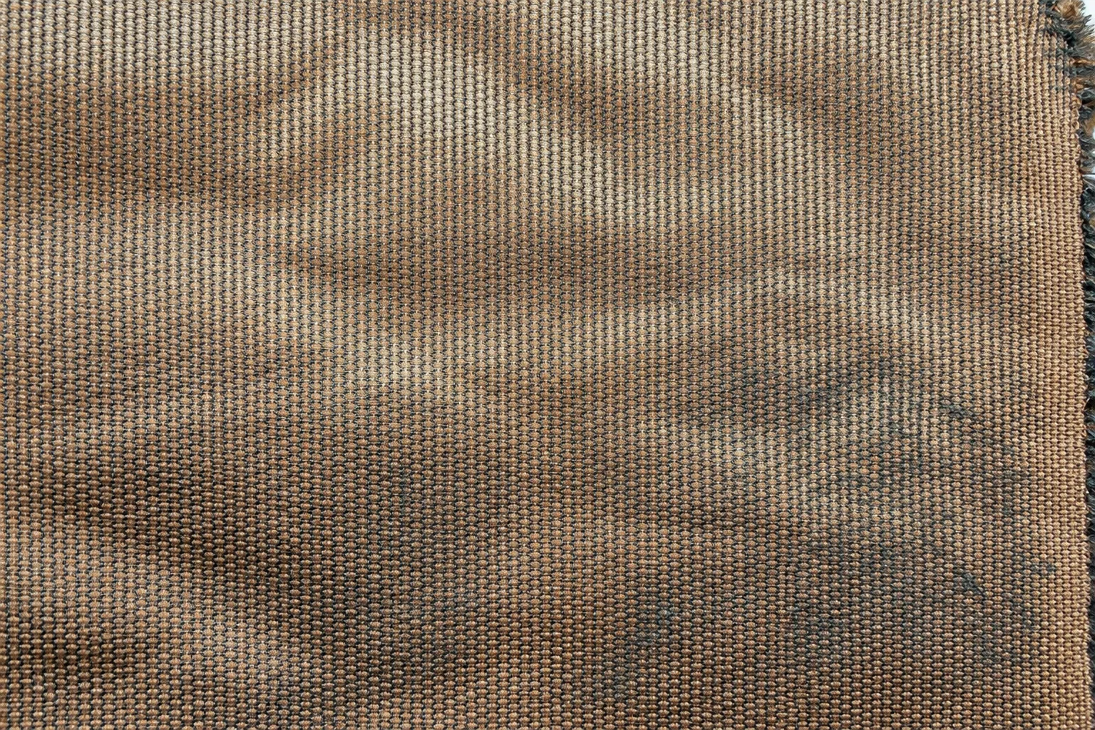 2-Tone Metallic-Yarn Fox Faux Fur Fabric - knitted backing