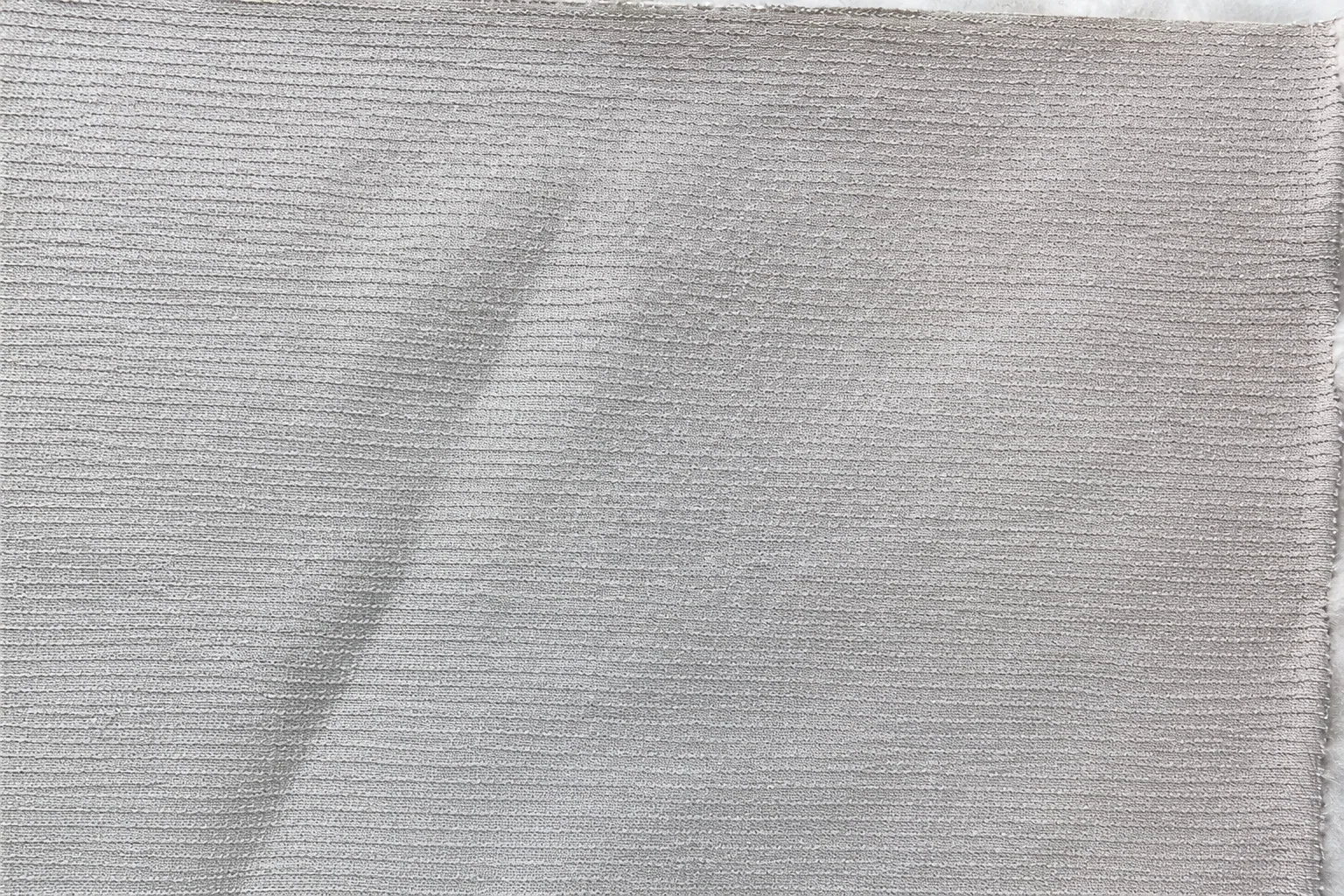 White Fox Faux Fur Fabric - knitted backing