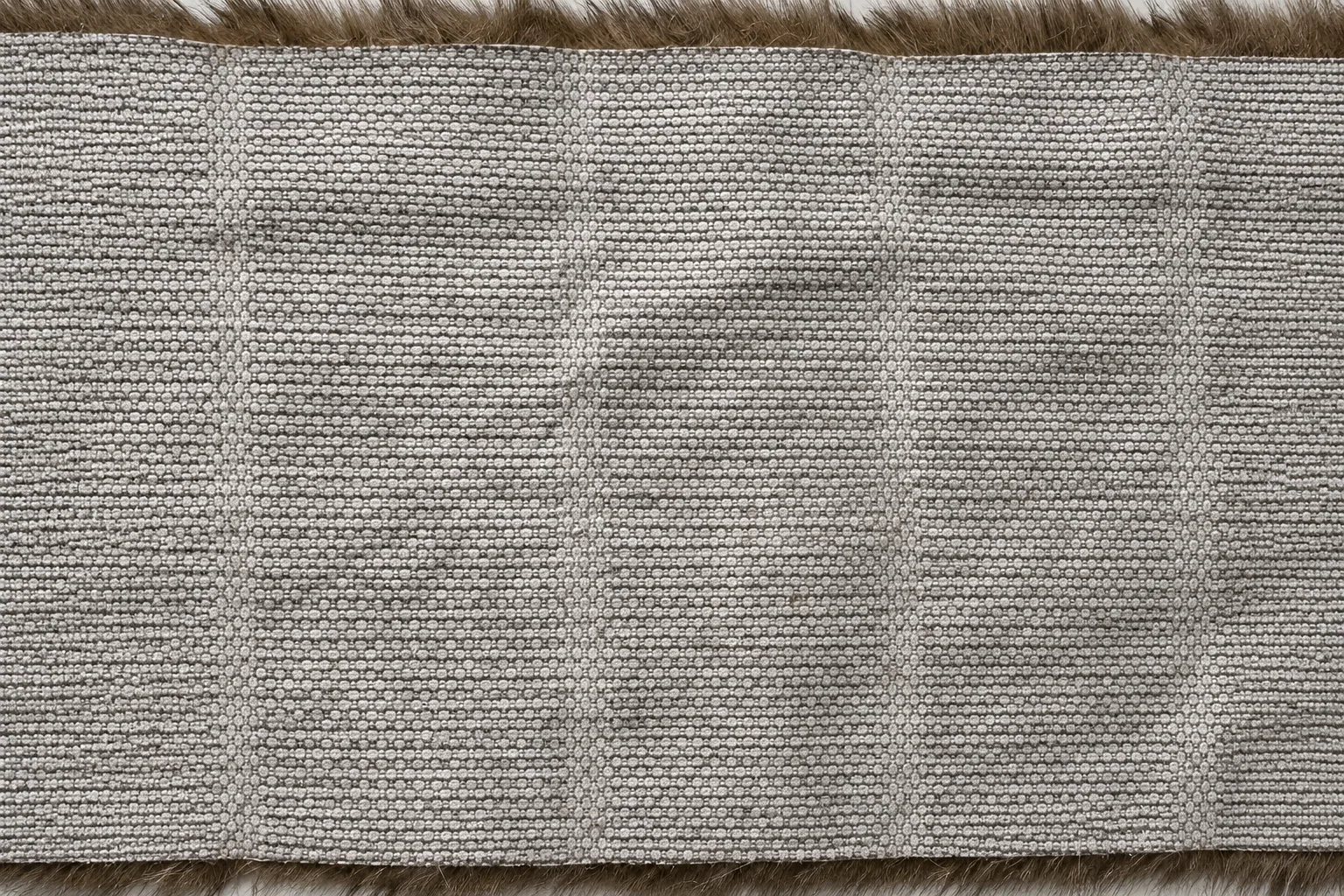 2-Tone Tipped Paper-Like Mink Faux Fur Fabric - knitted backing