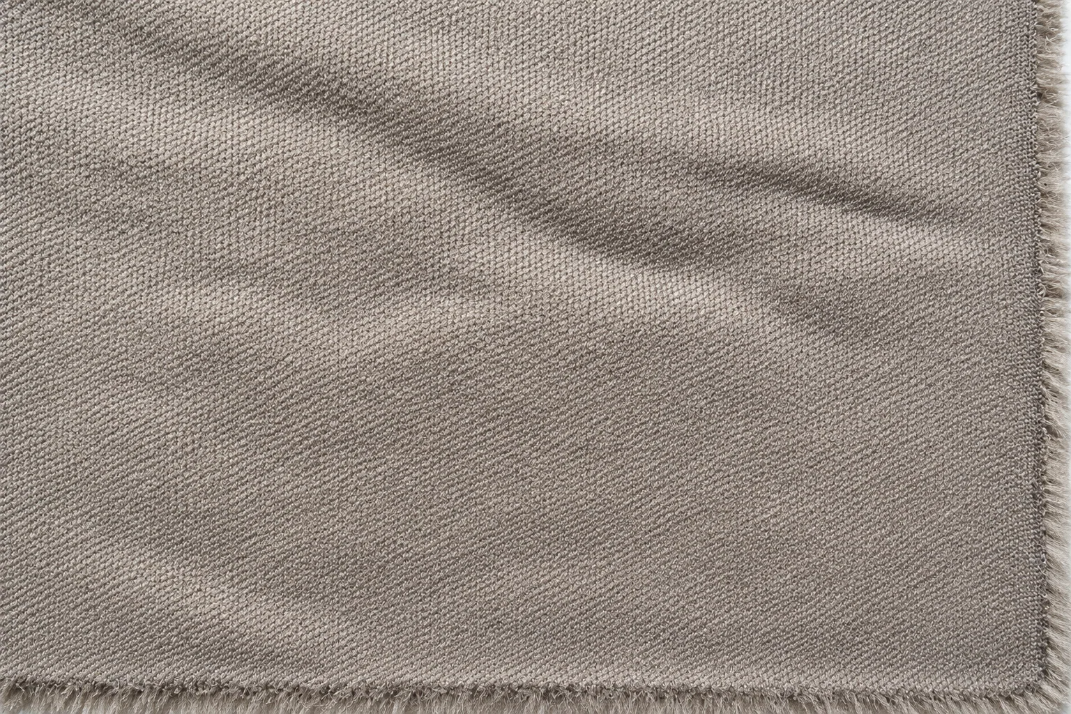 Tipped Raccoon Faux Fur Fabric - knitted backing