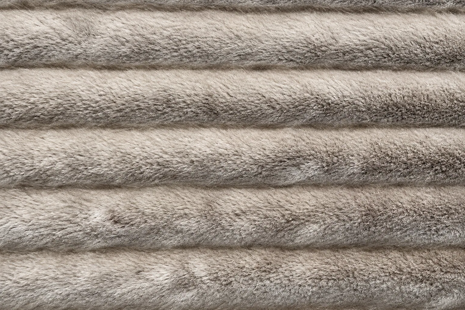 Embossed Stripe Chinchilla Faux Fur Fabric - pile surface