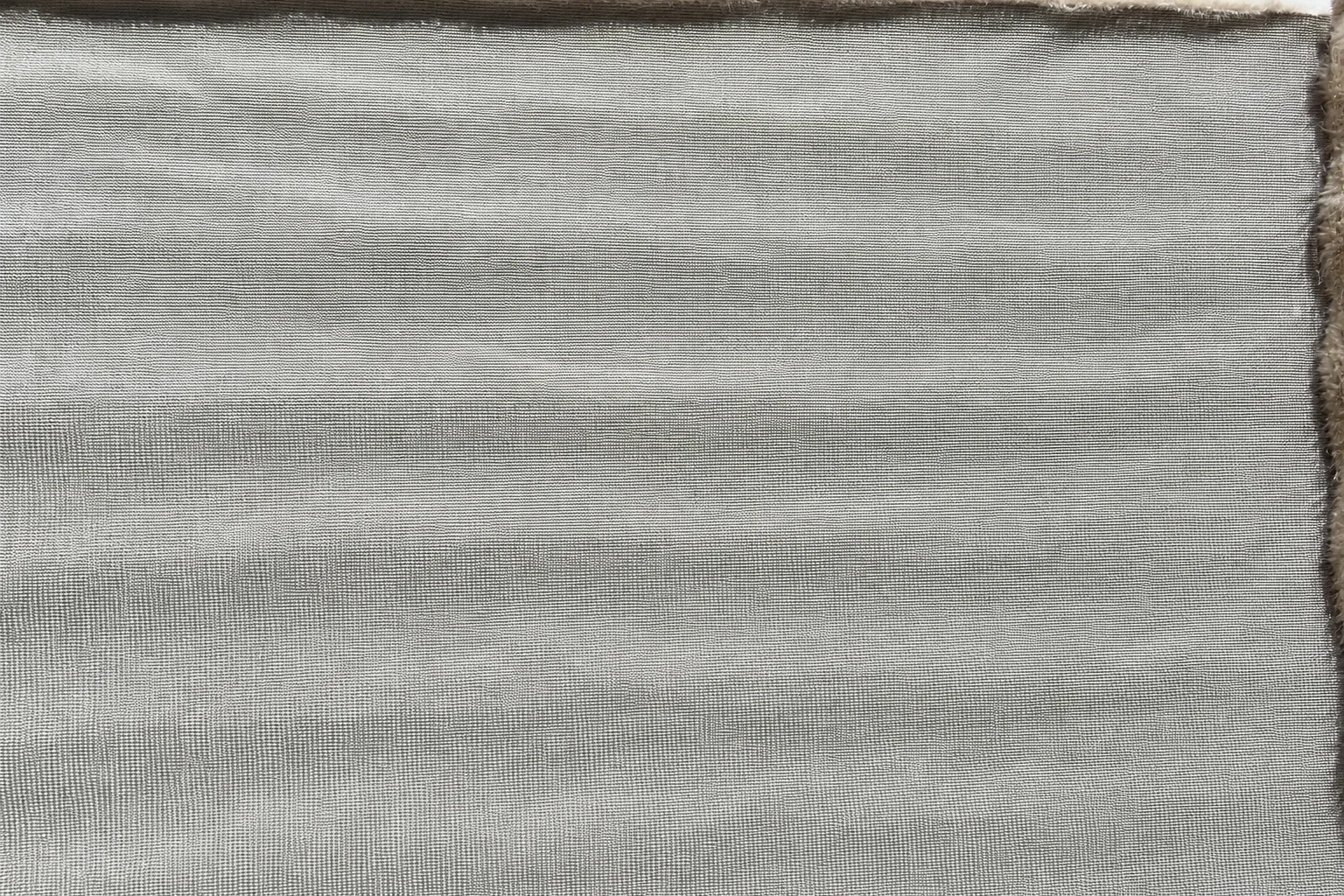Embossed Stripe Chinchilla Faux Fur Fabric - knitted backing
