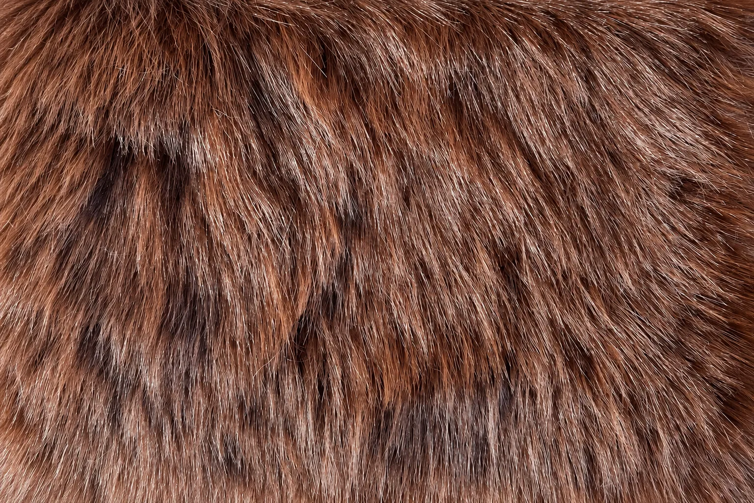 Fox Faux Fur Fabric - pile surface