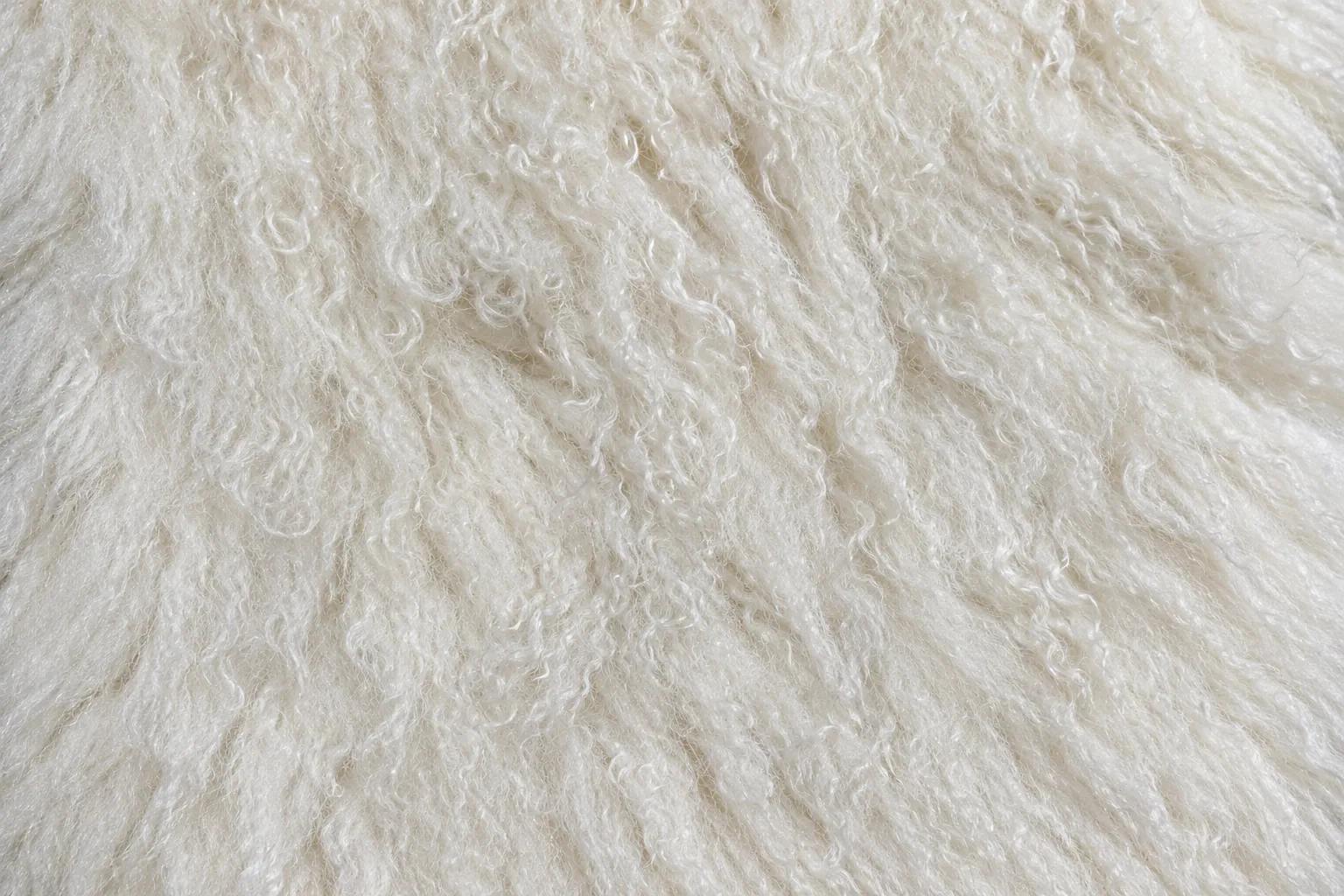 Mongolian Curly Lamb Faux Fur Fabric - pile surface